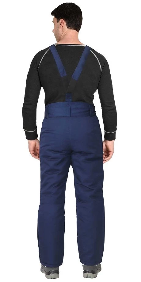 Костюм "ФАВОРИТ" зимний: куртка, брюки т.синий со ср.серым - фото 3 - id-p94099089