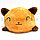 Мягкая игрушка перевертыш с улыбающимся и хмурящимся лицом кошка, фото 5