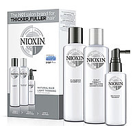 Nioxin жинағы, жұқару үрдісі бар табиғи шашқа арналған 1-жүйе (150+150+50 мл.)