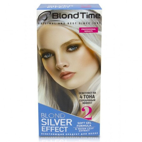 BLOND TIME Осветляющий продукт для волос BLOND Silver effect   20шт/кор