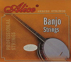 Комплект струн для банджо, сталь/медь, 009-030, Alice AJ04