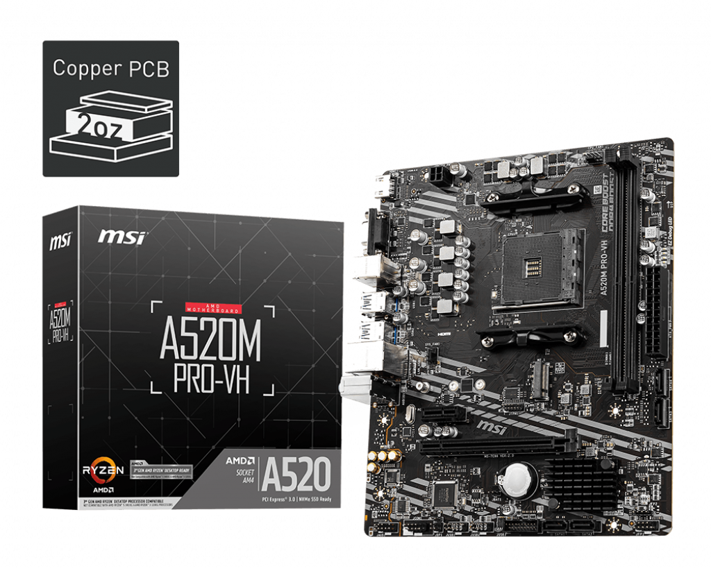 Материнская плата MSI A520M PRO-VH