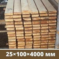 Доска обрезная для обрешетки 25×100×4000 мм