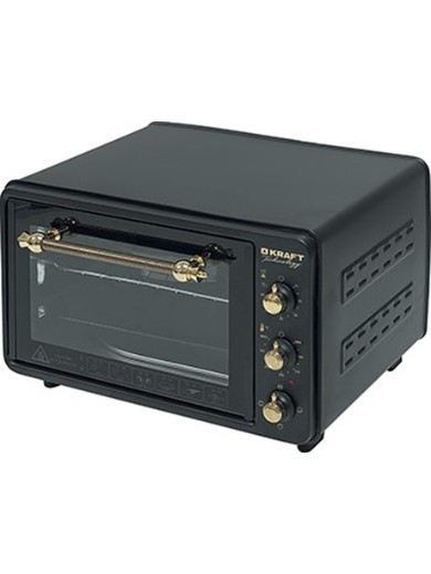 Духовой шкаф Kraft TCH-MO 3605 BL retro черный