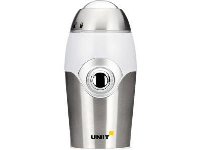 Кофемолка UNIT UCG-112 серебристый-белый
