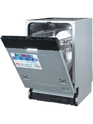 Посудомоечная машина Kraft TCH-DM459D1106SBI серебристый