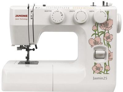 Швейная машина Janome Jasmin 25 белый - фото 1 - id-p94109849