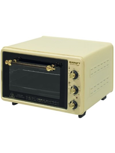 Духовой шкаф Kraft TCH-MO 3605 BG retro бежевый