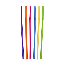 Трубочка коктейльная с гофрой/d0,8x26/цветные/500шт