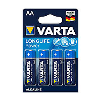 Батарейка VARTA Longlife Power Mignon 1.5V - LR6/AA, 4 шт в блистере