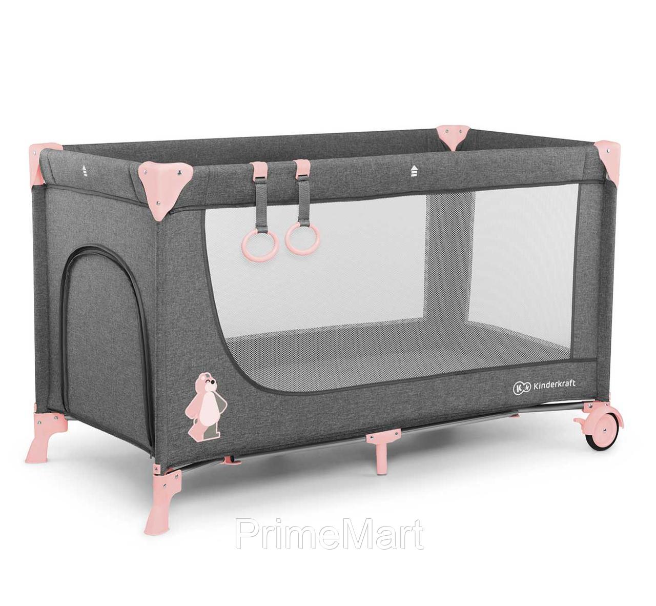 Манеж Kinderkraft JOY Pink