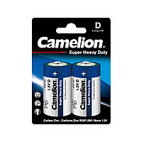 Батарейка CAMELION Super Heavy Duty R20P-BP2B, 2 шт. в блистере