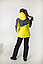 Женский горнолыжный костюм Columbia желтый с серым, фото 6