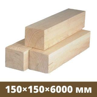 Брус деревянный сосна 150×150×6000 мм - фото 1 - id-p94121648