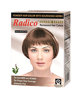 Краска для волос на основе натуральных трав Коричневый, 10 гр, Radico