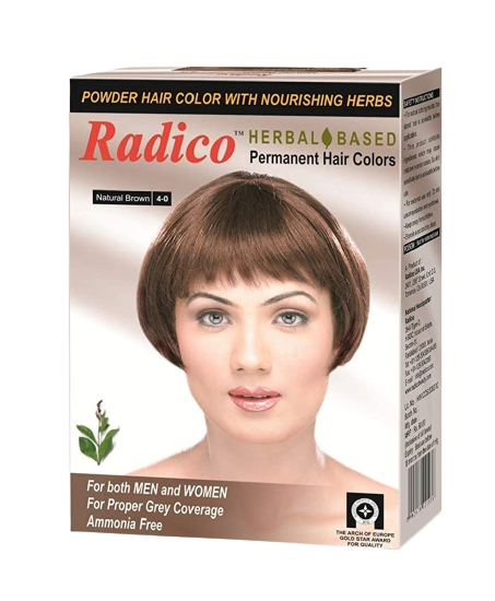 Краска для волос на основе натуральных трав Коричневый, 10 гр, Radico