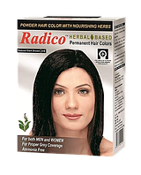 Краска для волос на основе натуральных трав , 10 гр, Темно-коричневый, Radico