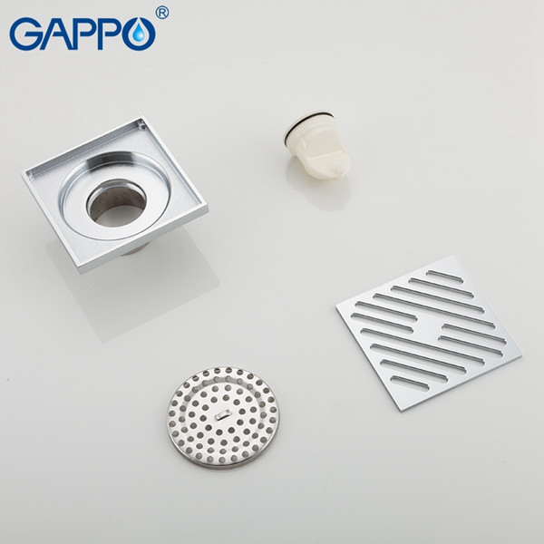 Душевой трап Gappo G81050-3 (10*10 см) - фото 6 - id-p94072906