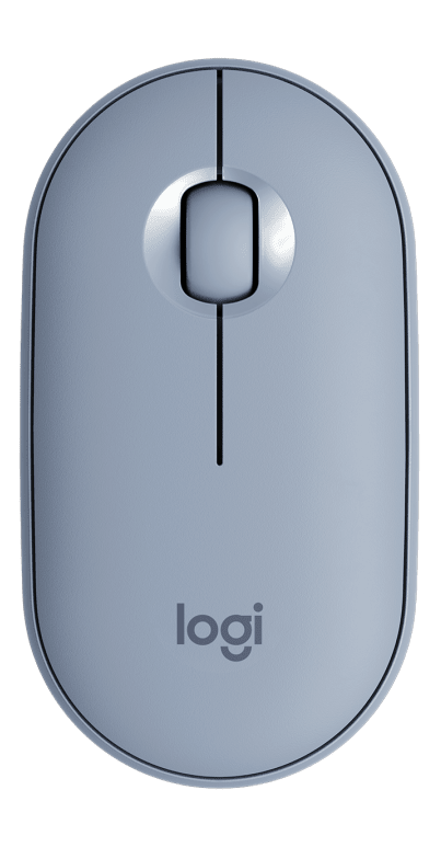 Мышь беспроводная Logitech Pebble M350 Blue Grey 910-005719