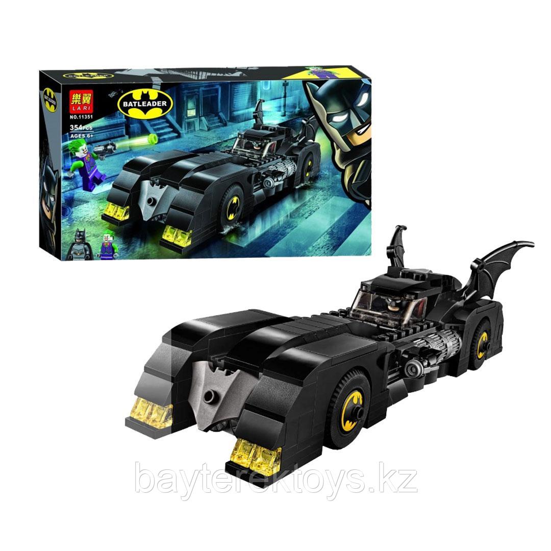 Конструктор Бэтмобиль: Погоня за Джокером Lari 11351, аналог Лего Супергерои 76119