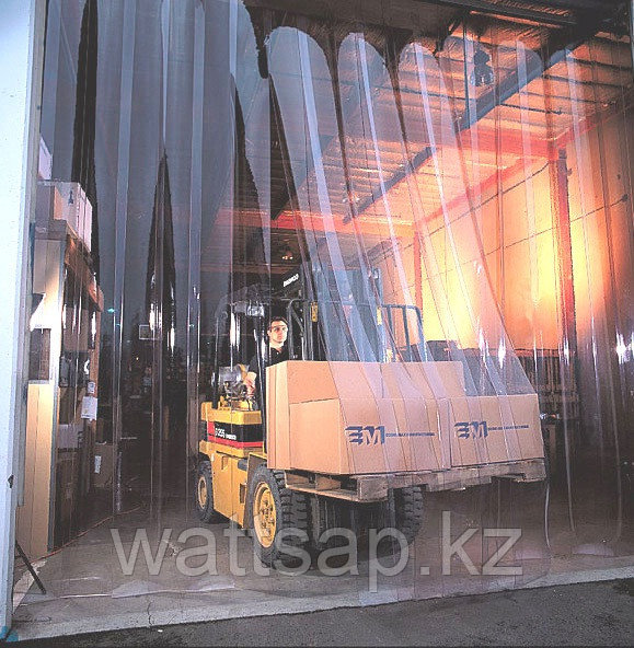 Ленточные шторы, теплоизолирующие завесы из ПВХ ширина 18 см, толщина 1,2 мм - фото 3 - id-p94152877