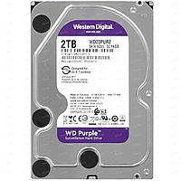 Жесткий диск HDD 2Tb Western Digital Purple, SATA-III, 3,5 IntelliPower 64MB (WD20PURZ)