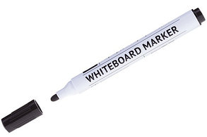 Маркер для белых досок OfficeSpace черный, пулевидный, 2,5 мм.