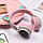 Беспроводные наушники Hoco W27 серый-розовый, фото 3