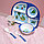 Набор детской посуды поднос стакан миска ложка и вилка голубой, фото 6