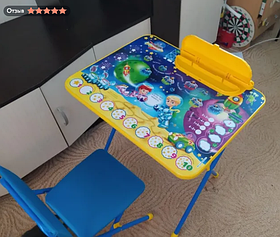 НИКА Наборы мебели КП2 стол+мягкий моющийся стул от 3 до 7 лет