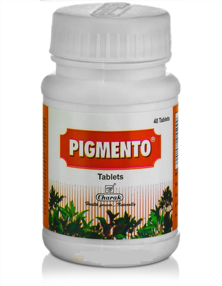 Таблетки от витилиго   Пигменто, 40 таб ,Pigmento Tabs Charak
