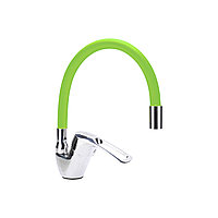 Гибкий смеситель для кухни Aquadeus 44F Зеленый