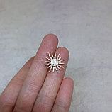 Навеска Солнце, с фианитами, 15мм, фото 3