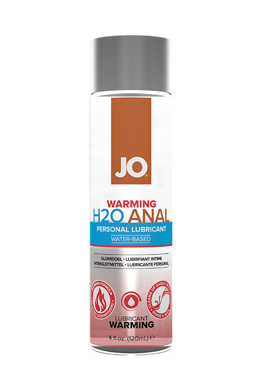 Анальный согревающий лубрикант на водной основе / JO Anal H2O Warming, 4 oz - 120 мл