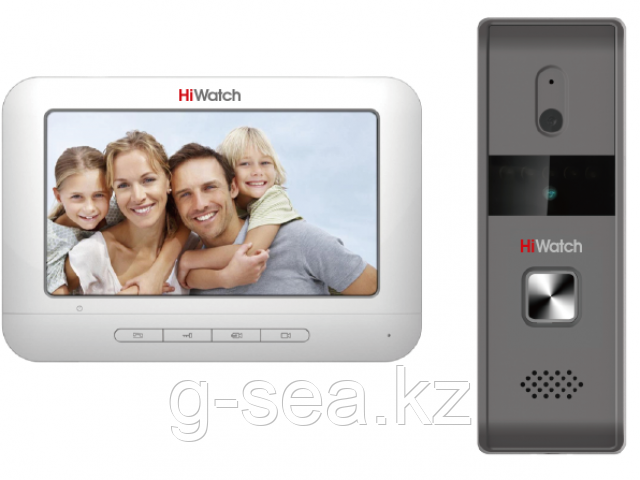 Комплект видеодомофона HiWatch DS-D100KF - фото 1 - id-p94166648