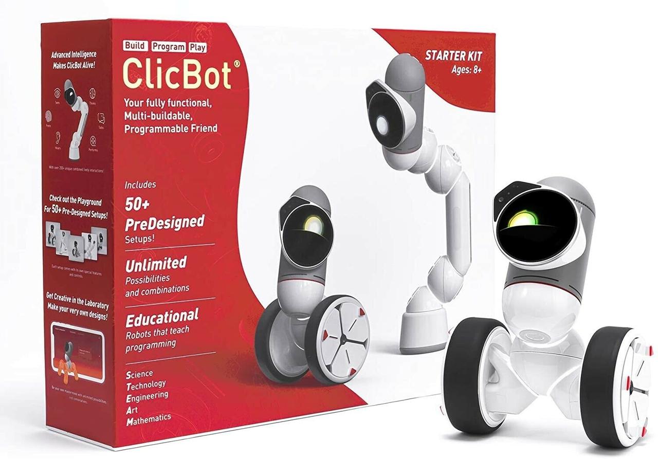 ClicBot Starter Kit Обучающий Програмируемый Робот Кликбот Стартовый набор