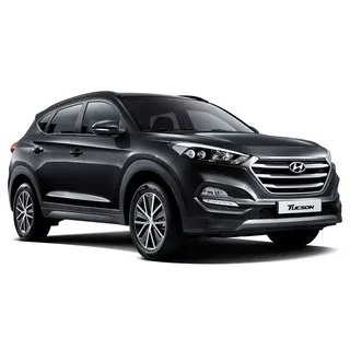 Уголки d57+d42 двойные черные Hyundai Tucson