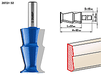 Фреза кромочная фигурная №10, ЗУБР 32 x 57 мм, хвостовик 12 мм, серия "Профессионал" (28721-32)