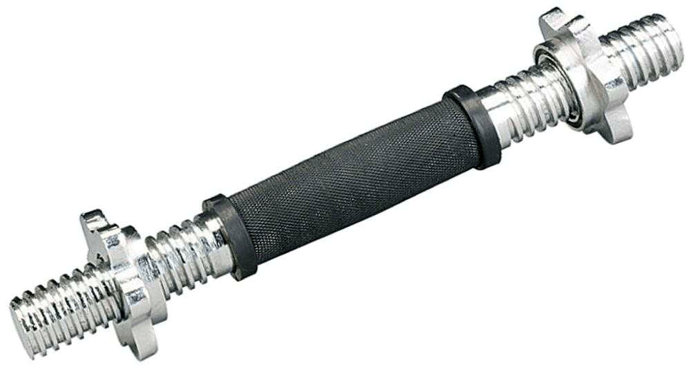 Гриф гантельный Atemi ARB35R 26*35 мм металл.замок-гайка, обризененная ручка