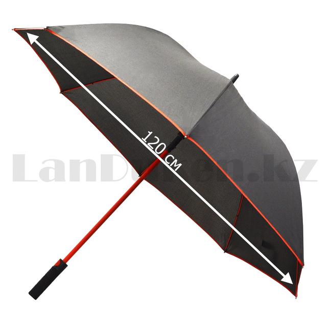 Зонт трость мужской полуавтомат Zont trost' muzhskoj poluavtomat