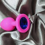 СИЛИКОНОВАЯ АНАЛЬНАЯ ПРОБКА РОЗОВАЯ L, фото 6