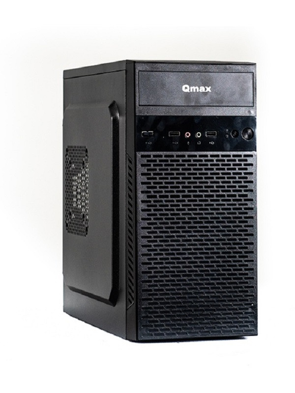 Корпус Qmax H1704B Midi Tower black - фото 1 - id-p94184030