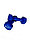 Фитнес гантели по 3кг, синие DB3-blue, фото 2