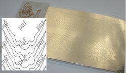 101z-PFN Металлизированная наклейка золото ( клеевая основа)