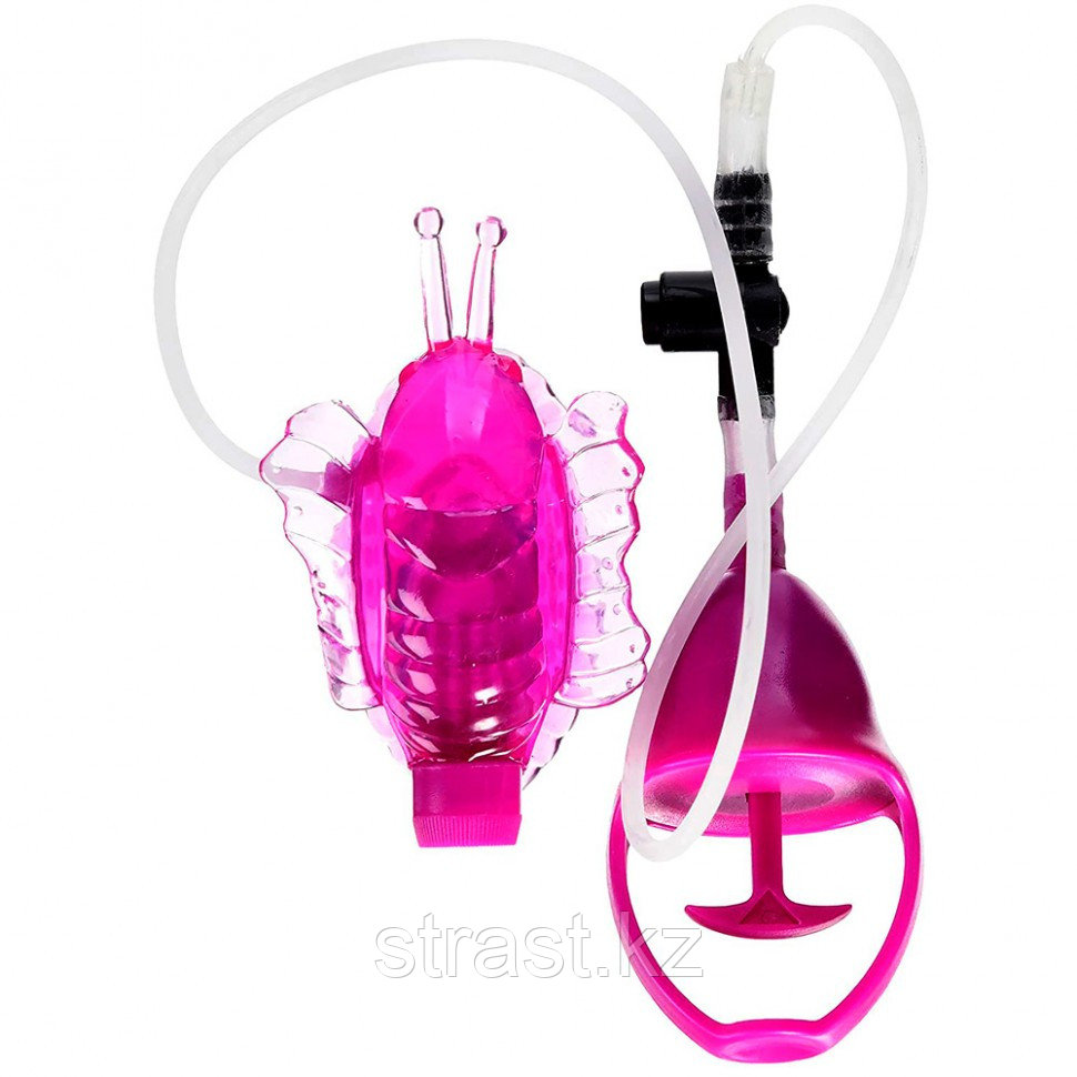 Помпа для клитора с вибрацией Calexotics Resonating Butterfly Clitoral Pump