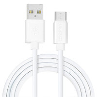 Кабель Crown USB - microUSB CMCU-1016M white