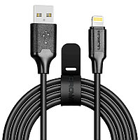 Кабель Crown USB - Lightning CMCU-3018L black