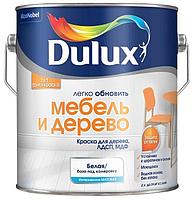 Краска Dulux Мебель и Дерево матовая 0,75 BW 2, BW BC, 0,75