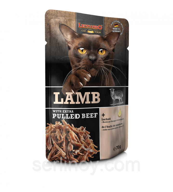 Leonardo Lamb Extra Pulled Beef паштет из баранины с тушеной говядиной в мясном бульоне