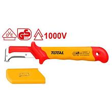 Изолированный демонтажный нож 185мм,1000V TOTAL арт.THIDCK1851